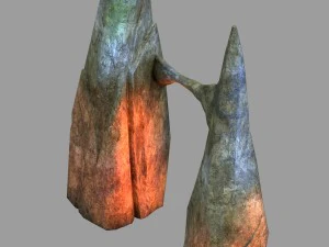 溶岩地獄 - 石の歯 31 3Dモデル