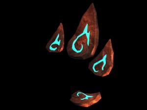 lava hell - stone leaf 24 Model 3D