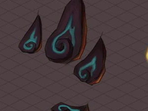 lava hell - stone leaf 24 3D Model