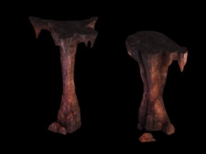 lava hell - stone column 34 Modèle 3D