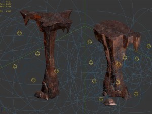 lava hell - stone column 34 Modèle 3D