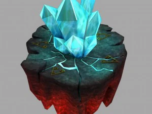 lava hell - crystal 32 3D Model