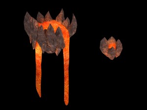 lava hell - magma pots Modelo 3D