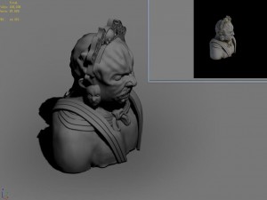 forest - religion - statues 01 Model 3D