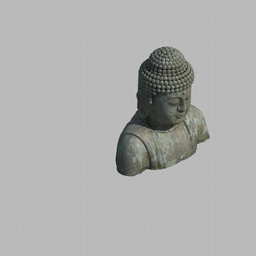 forest - religion - buddha image 02 3D Model .c4d .max .obj .3ds .fbx .stl .blend