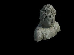 forest - religion - buddha image 02 3D Model