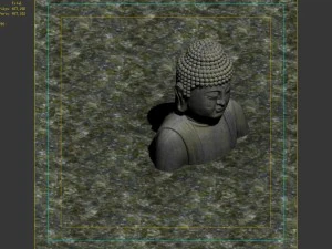 forest - religion - buddha image 02 3D Model