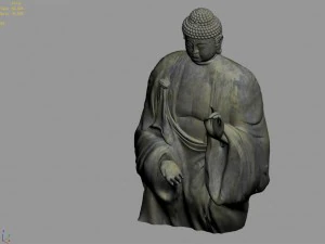 forest - religion - buddha image 04 3D Model