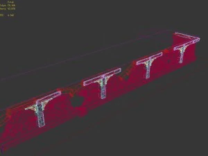 desert palace - broken wall 3D Model
