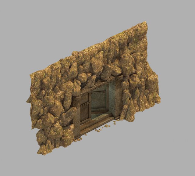 desert - palace entrance - gate 3Dモデル .c4d .max .obj .3ds .fbx .stl .blend 