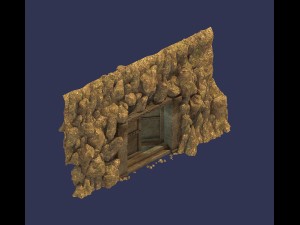 desert - palace entrance - gate 3Dモデル