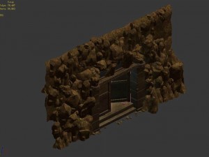 desert - palace entrance - gate 3Dモデル