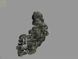 mountain - moss - rocks 12 3D मॉडल