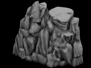 mountain - stone 311 Model 3D