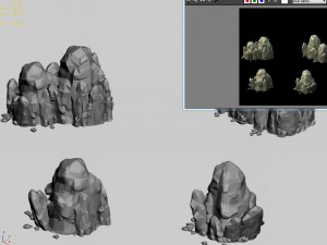 mountain - stone 22 3D 模型