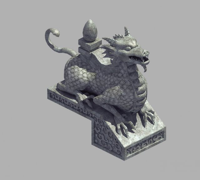 mountain stone sculpture - animal stealth 02 Modelo 3D .c4d .max .obj .3ds .fbx .stl .blend
