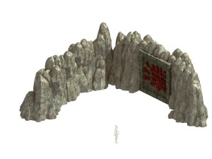 mountain sculpture - shek pik 32 3D Модель
