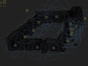 mountain interior - cave wall 02 3D Model