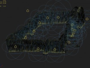 mountain interior - cave wall 02 3D Model