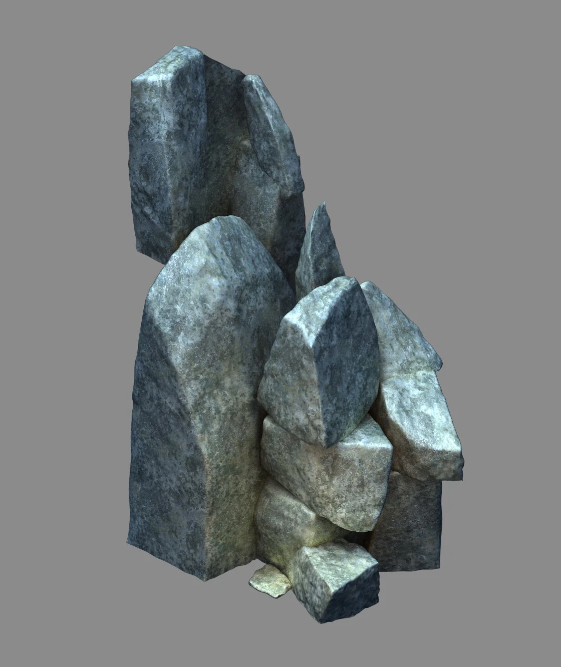 mountain interior - stone 1 3D Model .c4d .max .obj .3ds .fbx .stl .blend