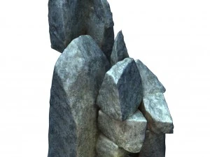 mountain interior - stone 1 3D Model