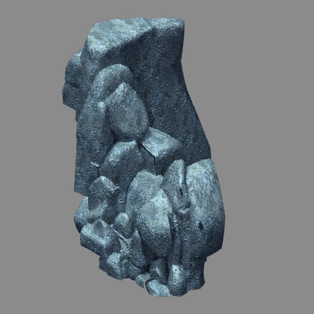 mountain interior - stone 2 3D Model .c4d .max .obj .3ds .fbx .stl .blend 