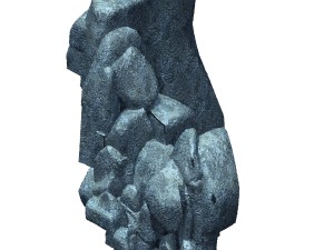 mountain interior - stone 2 3D Model