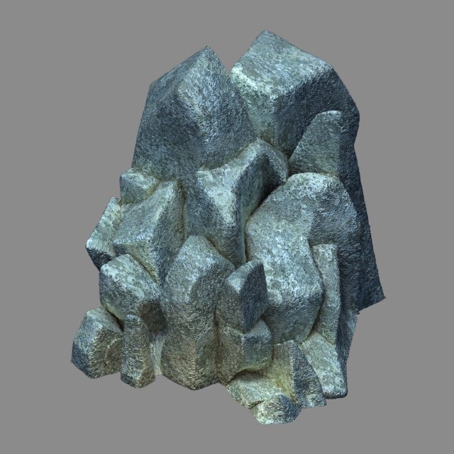 mountain interior - stone 3 3D Model .c4d .max .obj .3ds .fbx .stl .blend 