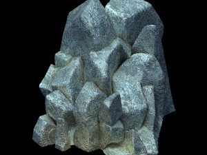 mountain interior - stone 3 3D Model