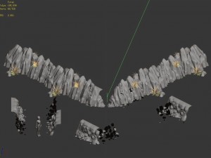 mountain slope - fault 33 3D Model