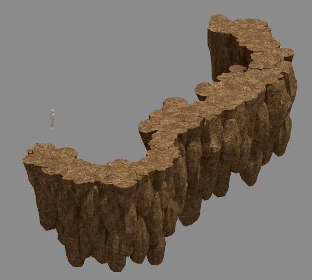 mountain - mountain road - 03 3D Model .c4d .max .obj .3ds .fbx .stl .blend 