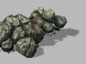 mountain - rock 0110 3Dモデル