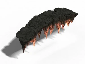 mountain - stone bridge 09 3D Model