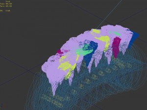mountain - stone bridge 09 3D Model