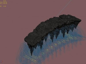 mountain - stone bridge 09 3D Model