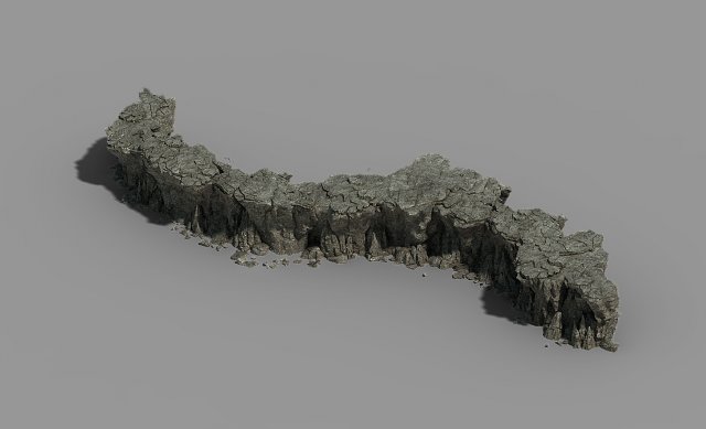 mountain - stone 310 Modelo 3D .c4d .max .obj .3ds .fbx .stl .blend 