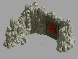 dağ metni - heykel 20 3D Model