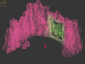 mountain text - sculpture 20 3D Model