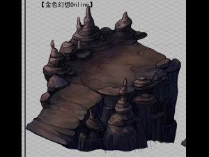 mountain - slope - stone 03 3D Model