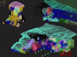 mountain - cliff - entrance 01 3D Model