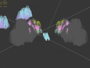 mountain - rock - stone 64 Model 3D