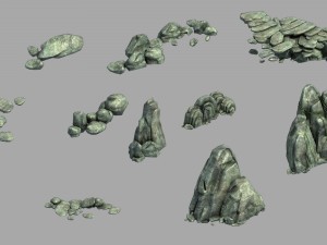 yamano-rock collection 3D Model