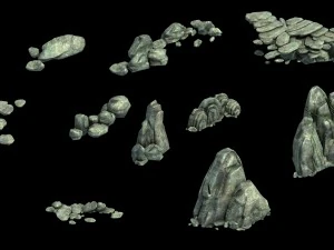 yamano-rock collection 3D Model