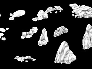 yamano-rock collection Model 3D