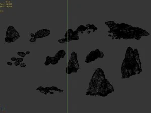yamano-rock collection 3D Model