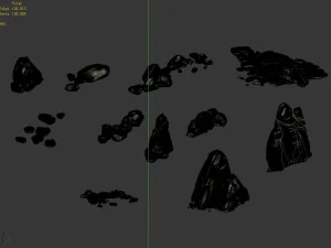 yamano-rock collection 3D Model