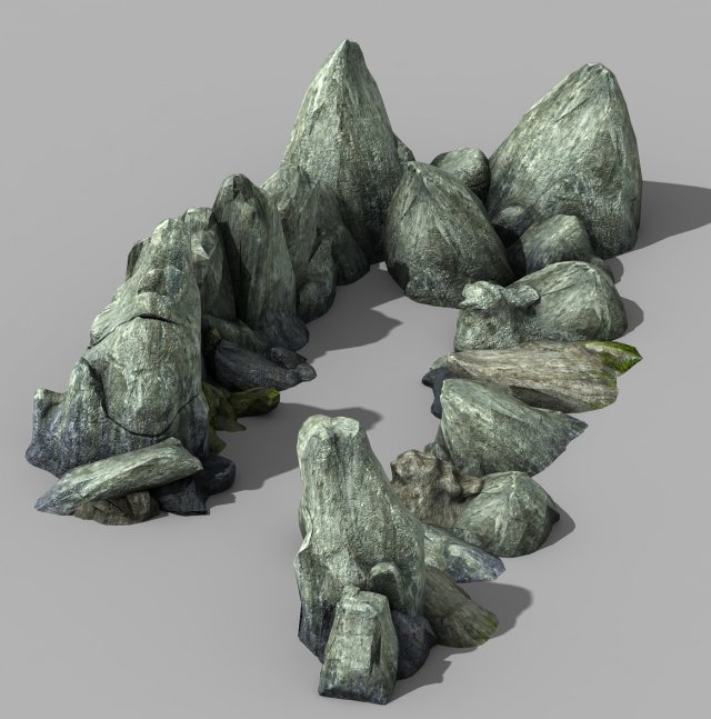 shan mu lin - black wind stone 01 3Dモデル .c4d .max .obj .3ds .fbx .stl .blend 