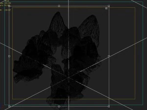 shan mu lin - black wind stone 01 3D Model