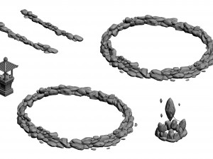 one hundred thousand mountains - the door pool Model 3D