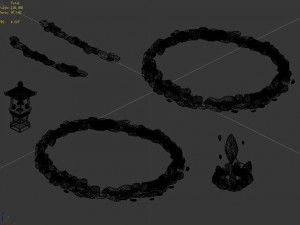 one hundred thousand mountains - the door pool Model 3D